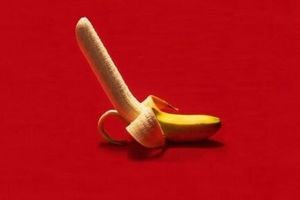 Bananas symbolize penis enlargement through exercise